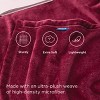 Bedsure Flannel Blanket – Solid Color Plush Throw, Ultra Soft and Fuzzy, 300GSM Lightweight Cozy Blanket for Bed or Sofa - 4 of 4