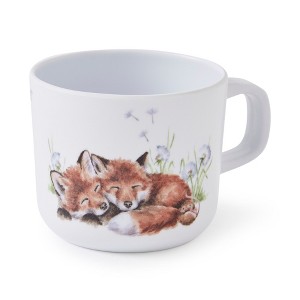 Royal Worcester Wrendale Designs Little Wren Handled Cup, 7 oz - Melamine Mug - Dishwasher Safe, Decorative & Sturdy for Small Hands - 1 of 4