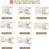 JOYMOR 8 in 1 Convertible Crib with Changer, Include 2” Mattress, Converts to Bassinet, Mid Crib, Full Size Crib, Daybed,Toddler Bed and Playard - 2 of 4