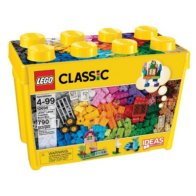 LEGO Classic Large Creative Brick Box Build Your Own Creative Toys, Kids Building Kit 10698