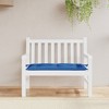 vidaXL Outdoor/Indoor Water-Resistant Blue Bench Cushion 43.3"x19.7"x2.8" - Durable Oxford Fabric with Soft Hollow Fiber Filling - 2 of 4