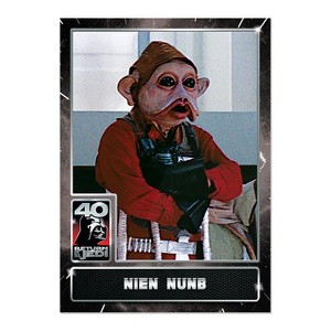 Topps Star Wars ROTJ 40th Anniversary 2023 Card #10 | Nien Nunb - 1 of 2