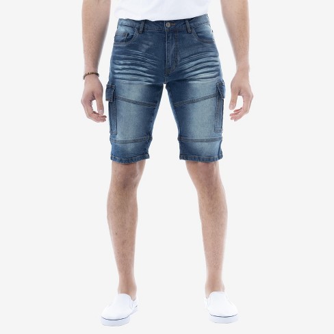 Mens denim shorts 40 on sale waist