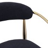 NicBex Boucle Bar Stools Set of 2 with Metal Frame,Counter Height Bar Stools with Backrest,Kitchen Island Stools for Home Bar,Dining & Cafe - 4 of 4