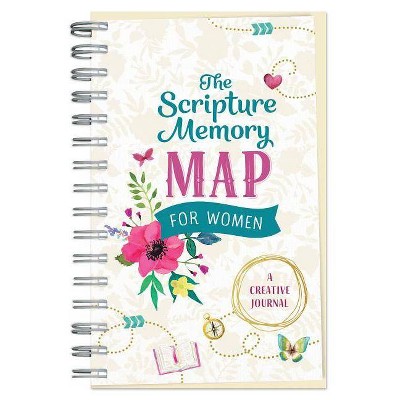 Scripture Memory Map for Women - (Faith Maps) by  Compiled by Barbour Staff (Spiral Bound)