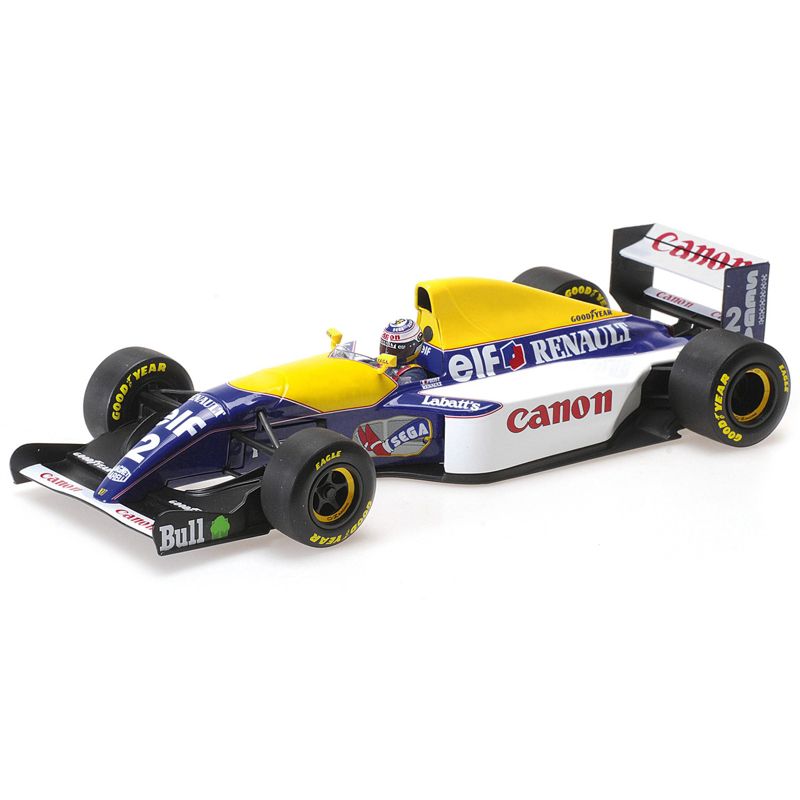 Williams Renault FW15C #0 "Canon" 3rd Place F1 Championship 1993 w/Driver Ltd Ed to 300 pcs 1/18 Diecast Model Car by Minichamps, 2 of 4