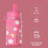 Hydrapeak Mini 14oz Kids Stainless Steel Insulated Water Bottle With Leak Proof Straw Lid - 4 of 4
