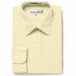 Gentlemen's Collection Men's Regular Fit Long Sleeve Dress Shirt – Available in Multiple Colors - 1 of 2