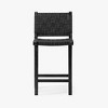 Maven Lane Noah High Back Vegan Leather Counter Height Bar Stool - 3 of 4