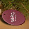 Colgate University Raiders Logo Porcelain Holiday Christmas Tree Ornament - 4 of 4