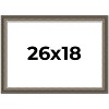 PosterPalooza | Weathered Black Picture Frame - UV Acrylic, Backing Board, Hanging Hardware Included - 2 of 4
