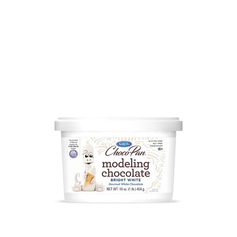 Satin Ice Chocopan Bright White Modeling Chocolate, 1 Lb : Target