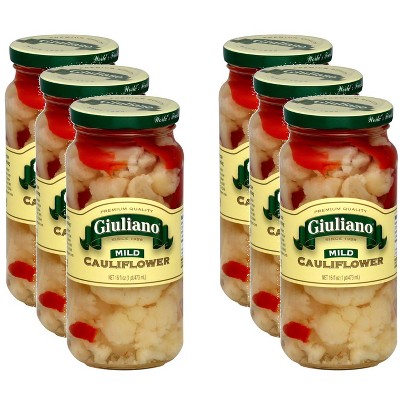 Giuliano Mild Cauliflower - Case of 6 - 16 fl oz