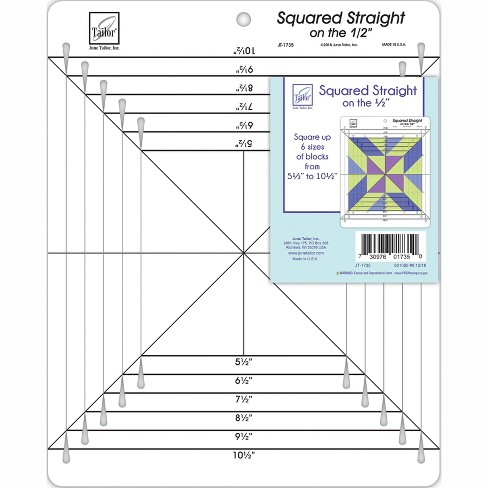 June Tailor Squared Straight On The 1/2 Inch Ruler : Target