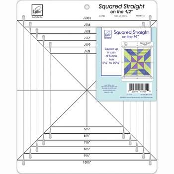 June Tailor Squared Straight On The 1/2 Inch Ruler