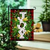Evergreen Holiday Joy Burlap Garden Flag 12 x 18 Inches Indoor Outdoor Decor - 3 of 4