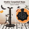 Heynemo 25" Halloween-Themed Cat Scratching Post, Sisal Cat Scratcher with Interactive Hanging Spider Toys, Monster Scratch Pole for Indoor Cats - 3 of 4