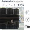 3 Pieces Carry on Luggage Suitcase Set, Portable Lightweight Hardshell Spinner Wheel Travel Luggage With TSA Lock, For Business (20''24''28'') - 2 of 4