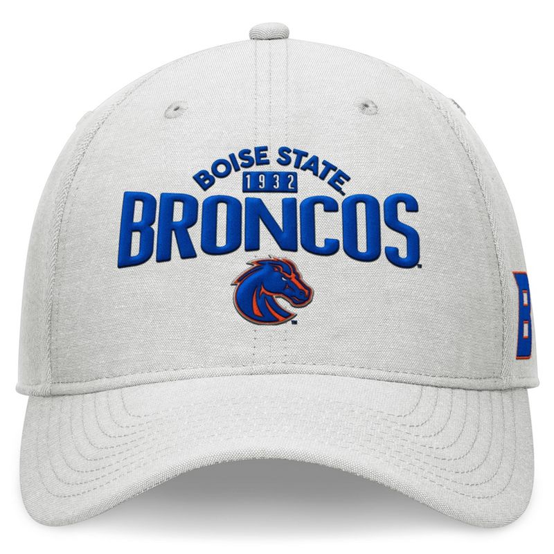 NCAA Boise State Broncos Unstructured Chambray Cotton Hat - Gray, 2 of 5