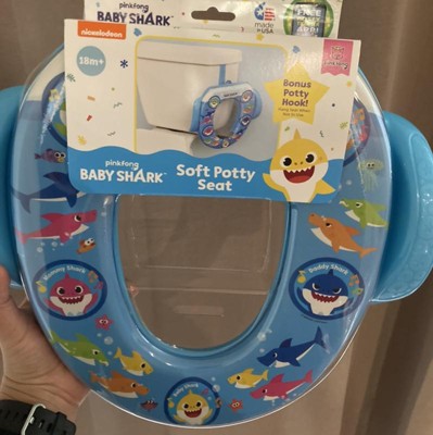 Nickelodeon Baby SharkSharktastic Soft Potty Seat and Potty Training Seat  - Soft Cushion, Baby Potty Training, Safe, Easy to Clean