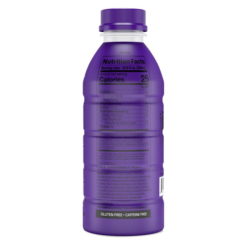 Prime Hydration Grape Sports Drink - 16.9 fl oz Bottle, 5 of 8