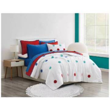 Crayola Fuzzy Dot Comforter Collection