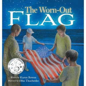 The Worn-Out Flag - Large Print by  Karen Bowen (Hardcover) - 1 of 1