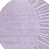 Lavender And Purple Abstract Washable Indoor Outdoor Area Rug - 4 of 4
