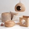 Bencmate Woven Wicker Square Cat Bed Cave,For Small and Medium Cat Breeds and Chihuahua,Brown (13"*13"*13") - 2 of 4