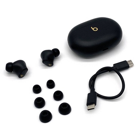 Restored Beats Studio Buds + True Wireless Noise Cancelling Earbuds -  Enhanced Apple & Android Compatibility, Built-in Microphone, Sweat  Resistant Bluetooth Headphones, Spatial Audio - Black (Refurbished) 