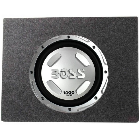 Boss Chaos Cx122 1400 Watt Power Subwoofer 4 Ohm Q Power Tw12 Single 12-inch Sealed Car Audio Subwoofer Box Enclosures :