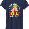 Women's - Inside Out 2 - Anger This Is As Jolly As I Get Short Sleeve Graphic T-Shirt - 2 of 4