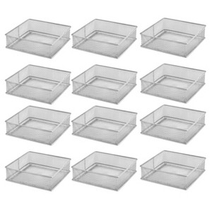 YBM Home Silver Mesh Drawer and Desk Organizer Tray - 1 of 4