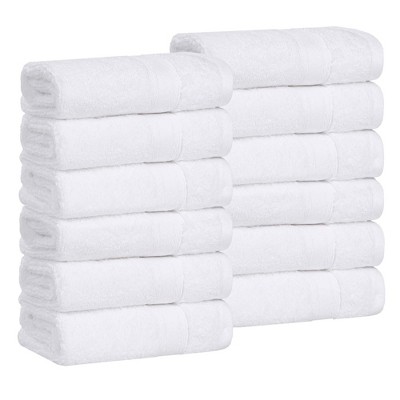 Classic Zero Twist Cotton Medium Weight Ultra-Soft Absorbent Towel Set by Blue Nile Mills