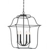 Quoizel Lighting Gallery 6 - Light Chandelier in  Royal Ebony - 4 of 4