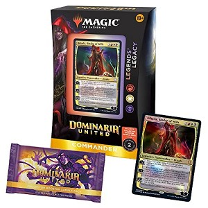 Magic The Gathering Magic: The Gathering Dominaria United Commander Deck – Legends' Legacy + Collector Booster Sample Pack - 1 of 4