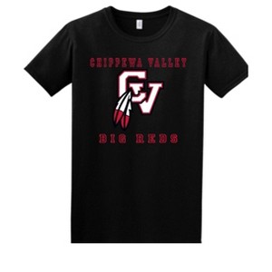 Adult Chippewa Valley High School Big Reds Name & Graphic
