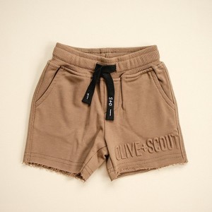 Kids Kash Sweat Shorts - Olive + Scout - 1 of 4