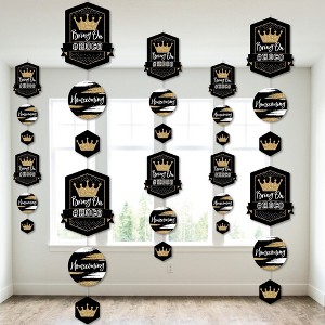 Big Dot of Happiness HOCO Dance - Homecoming DIY Dangler Backdrop - Hanging Vertical Decorations - 30 Pieces - 1 of 4