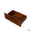 Runesay Modern 70.87" Tall Brown Bookshelf with Drawers and 4 Shelf - 3 of 4