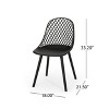 Set of 2 Lily Dining Chair-Christopher Knight Home - 4 of 4