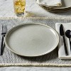 LunaLulinlk Cream 12-Piece Stoneware Dinnerware Set Dining Plates - 2 of 4