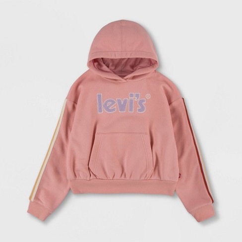 Levi's® Girls' Pullover Sweatshirt - Rose Pink 6x : Target