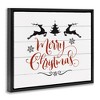 Stupell Industries Merry Christmas with Reindeer, 21" x 17" - 3 of 4
