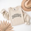Simply Sage Market Women's Graphic Sweatshirt Embroidered Mom Varsity Outline - 2 of 3