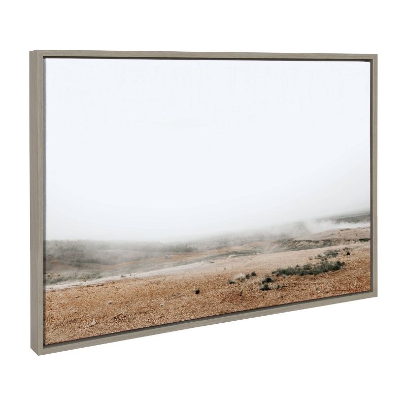 23&#34; x 33&#34; Sylvie Fogged Landscape Framed Wall Canvas by Alicia Abla Gray - Kate &#38; Laurel All Things Decor, 3 of 8