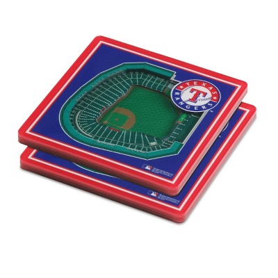 MLB Texas Rangers StadiumView Coaster 2pk