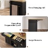 Jojoka Kitchen Island Cart,Rolling Kitchen Island with Storage Cabinets,Drawers and Racks - 4 of 4