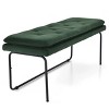 Nano 48" Upholstered Modern Double Layered Cushion Bedroom Bench - Maison Boucle - 3 of 4