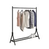 PDTEND Multi-Functional Freestanding Single pole Garment Rack for Bedroom,  Black - 4 of 4